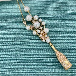 NWT Kate Spade Cheers To That Statement Pendant Necklace